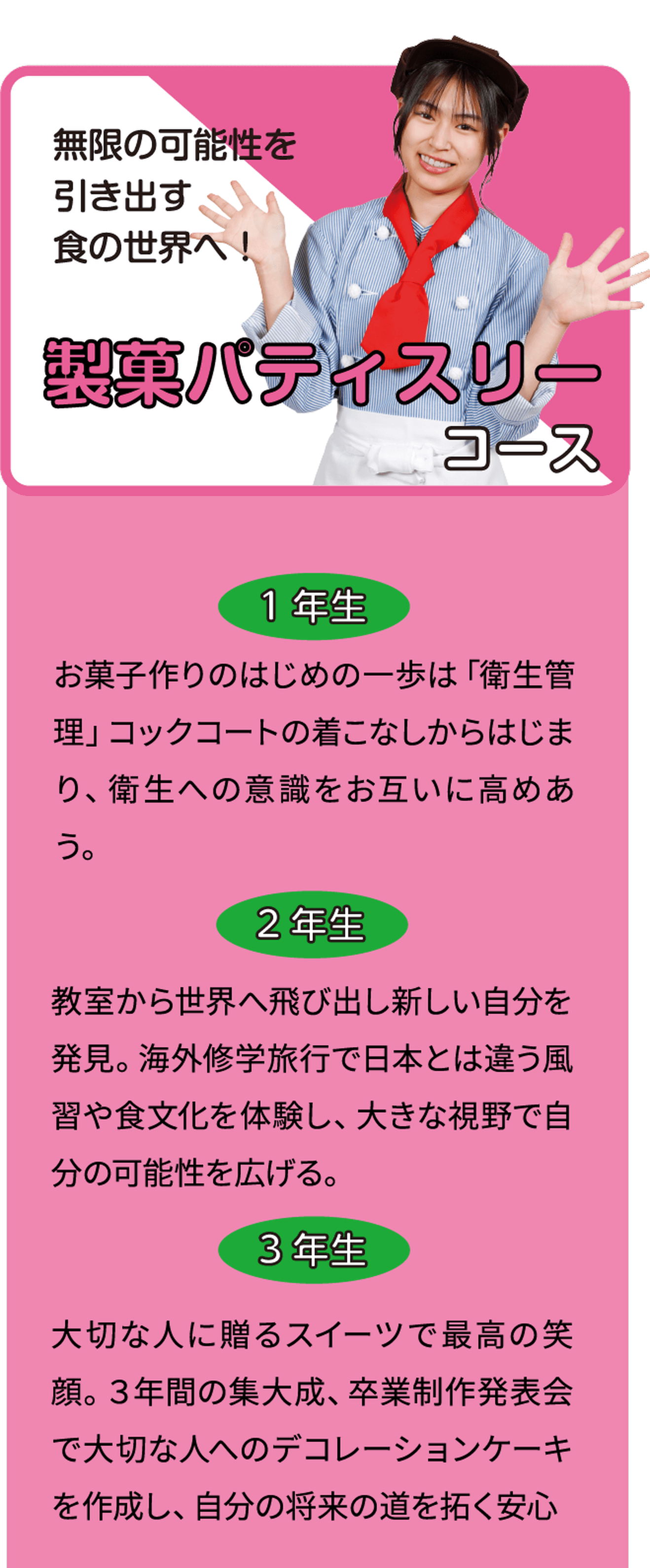 製菓パティスリーコース